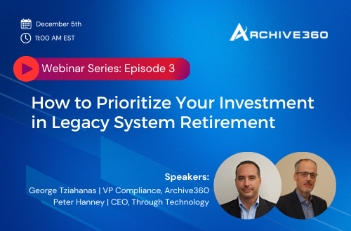 Webinar Series 1 Ep 3: Application Retirement - Prioritize Investment